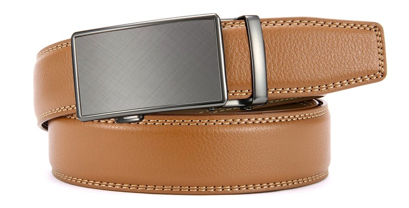 CHAOREN Mens Belt - Mens Ratchet Belt Leather 1 3/8" for Dress Pant - Micro Adjustable Belt Fit Everywhere - Image 5